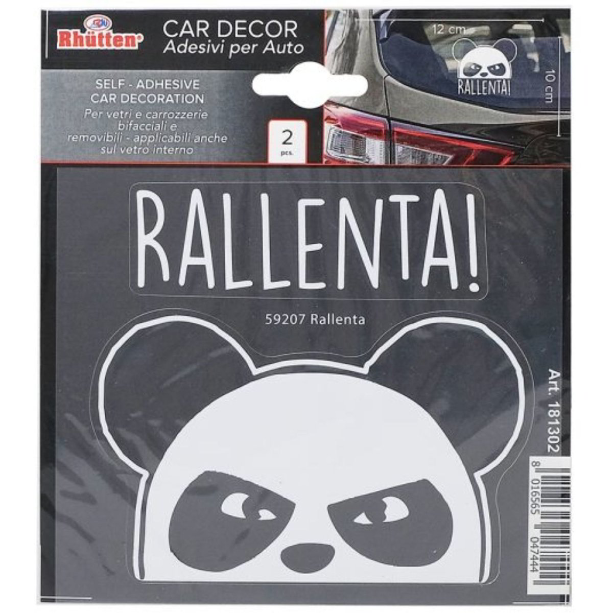 Artimagen Adesivo Bandiera Spagnola rettangolo fine 2 pz. Resina 100x10 mm/ pz